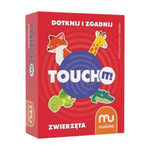 MUDUKO Gra karciana edukacyjna Touch it! Dotknij i zgadnij. Zwierzęta 5+